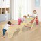 Natural Wood 7-in-1 Toddler Indoor Climbing Toy Reversible Ramp
